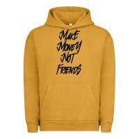 Pigment Peanut Butter make money not friends Urban Hoodie - linhVisuals