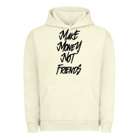 Pigment Pistachio make money not friends Urban Hoodie - linhVisuals