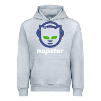 Heather Grey napster Urban Hoodie - linhVisuals
