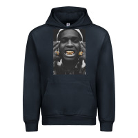 Navy Asap Rocky Urban Hoodie - linhVisuals