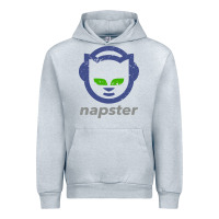 Heather Grey napster Urban Hoodie - linhVisuals
