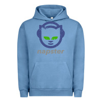 Pigment Pebble Blue napster Urban Hoodie - linhVisuals