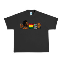 Pigment Black Power Juneteenth Urban Heavy Tee - FaDigitalArtStudio