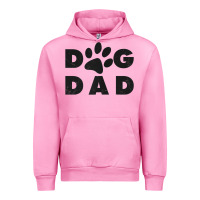 Fuchsia Pink dog dad classic design paw gift t shirt Urban Hoodie - linhVisuals