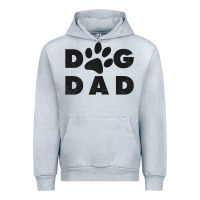 Heather Grey dog dad classic design paw gift t shirt Urban Hoodie - linhVisuals