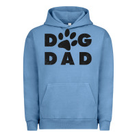 Pigment Pebble Blue dog dad classic design paw gift t shirt Urban Hoodie - linhVisuals