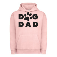 Pigment Salmon dog dad classic design paw gift t shirt Urban Hoodie - linhVisuals