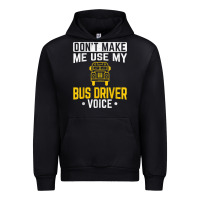 Black don't make me use bus driver voice school bus driver t shirt Urban Hoodie - linhVisuals