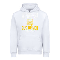 White don't make me use bus driver voice school bus driver t shirt Urban Hoodie - linhVisuals