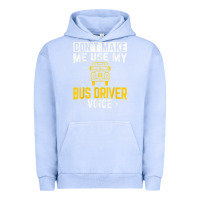 Pigment Grape Ice don't make me use bus driver voice school bus driver t shirt Urban Hoodie - linhVisuals