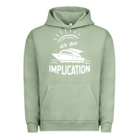Pigment Oil Green the implication its always sunny in philadelphia Urban Hoodie - linhVisuals