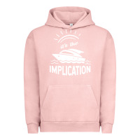 Pigment Salmon the implication its always sunny in philadelphia Urban Hoodie - linhVisuals