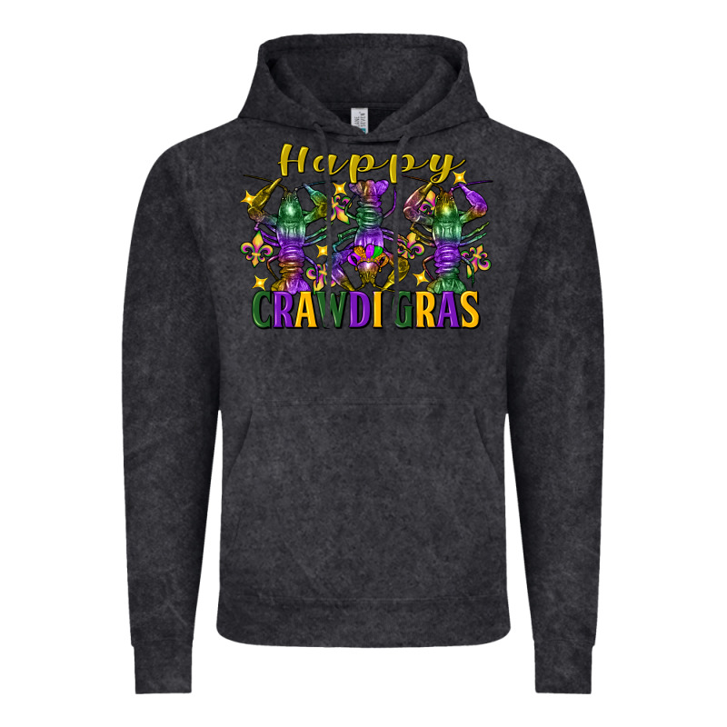 Happy Crawdi Gras Mardi Gras Crawfish Vintage Hoodie by FaDigitalArtStudio | Teevron