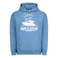 Pigment Pebble Blue the implication its always sunny in philadelphia Urban Hoodie - linhVisuals