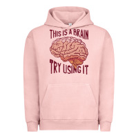 Pigment Salmon Brain Urban Hoodie - linhVisuals