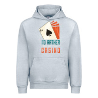 Heather Grey Casino Urban Hoodie - linhVisuals