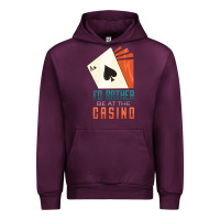Mauve Wine Casino Urban Hoodie - linhVisuals