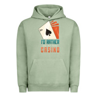 Pigment Oil Green Casino Urban Hoodie - linhVisuals