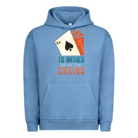 Pigment Pebble Blue Casino Urban Hoodie - linhVisuals