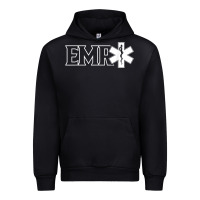 Black emr ambulance ems emt emergency medical responder t shirt Urban Hoodie - linhVisuals