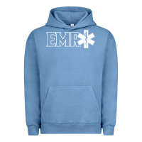 Pigment Pebble Blue emr ambulance ems emt emergency medical responder t shirt Urban Hoodie - linhVisuals