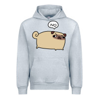 Heather Grey no pug Urban Hoodie - linhVisuals