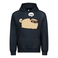 Navy no pug Urban Hoodie - linhVisuals