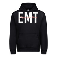 Black emt emergency medical technician ems first responder medic sweatshirt Urban Hoodie - linhVisuals
