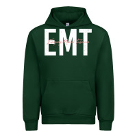Forest Green emt emergency medical technician ems first responder medic sweatshirt Urban Hoodie - linhVisuals