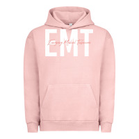 Pigment Salmon emt emergency medical technician ems first responder medic sweatshirt Urban Hoodie - linhVisuals