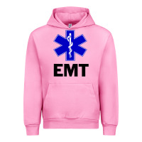 Fuchsia Pink emt ems paramedic star of life caduceus t shirt Urban Hoodie - linhVisuals