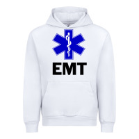 White emt ems paramedic star of life caduceus t shirt Urban Hoodie - linhVisuals