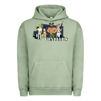 Pigment Oil Green ball fondlers Urban Hoodie - linhVisuals