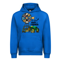Cobalt So God Made a Farmer Urban Hoodie - JahusDesignShop