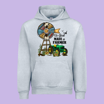 So God Made A Farmer Urban Hoodie Designed By Jahusdesignshop