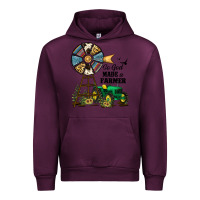 Mauve Wine So God Made a Farmer Urban Hoodie - JahusDesignShop