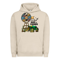 Pigment French Oak So God Made a Farmer Urban Hoodie - JahusDesignShop