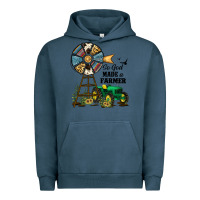 Pigment Midnight Navy So God Made a Farmer Urban Hoodie - JahusDesignShop