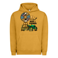 Pigment Peanut Butter So God Made a Farmer Urban Hoodie - JahusDesignShop