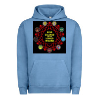 Pigment Pebble Blue king gizzard & the lizard wizard Urban Hoodie - linhVisuals