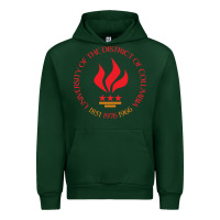 Forest Green university of the district of columbia Urban Hoodie - linhVisuals