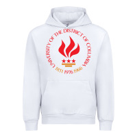 White university of the district of columbia Urban Hoodie - linhVisuals