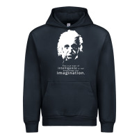 Navy albert einstein quote1 Urban Hoodie - linhVisuals