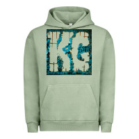 Pigment Oil Green king gizzard Urban Hoodie - linhVisuals