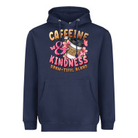 Navy caffeine and kindness brewtiful blend Heavyweight Hoodie - JahusDesignShop