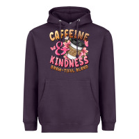 Plum caffeine and kindness brewtiful blend Heavyweight Hoodie - JahusDesignShop