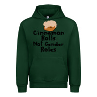 Forest Green cinnamon rolls not gender roles Urban Hoodie - linhVisuals
