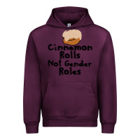 Mauve Wine cinnamon rolls not gender roles Urban Hoodie - linhVisuals