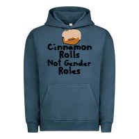 Pigment Midnight Navy cinnamon rolls not gender roles Urban Hoodie - linhVisuals