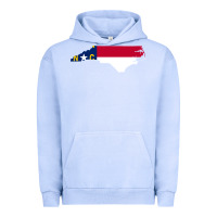 Pigment Grape Ice flag north carolina tshirt Urban Hoodie - linhVisuals